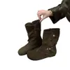 Botines Cortos con Hebilla Retro para Mujer 2026 Otoño Nuevos Aumentadores de Altura Interior Adelgazantes Botas Vaqueras Occidentales Botas Adelgazantes Botas Birkenstock
