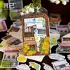 Pacote de Adesivos Yanji: Série Floricultura na Esquina, Adesivos Decorativos para Material DIY de Diário Vintage, 45 Peças, 4 Designs para Escolher