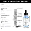 Suero de Péptido de Cobre Azul Transfronterizo 30ml GHK-Cu Líquido Original Esencia Facial Reparadora Reafirmante e Hidratante