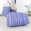 Bolsa de Piel de Serpiente Bolsa Grande de Capacidad Bolsa para Mudanzas Bolsa Tejida con Franjas de Color Bolsa de Equipaje para Estudiantes Bolsa de Viaje Bolsa de Almacenamiento para Ropa y Edredón