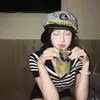 Gorra Azul Marino Bordada Europea y Americana Cosplay Uniforme de Policía Femenino Sombrero de Otoño e Invierno para Actuación Circunferencia de Cabeza Grande Sombrero de Marinero Japonés para Mujer