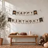 Decoraciones para la primera fiesta de cumpleaños del bebé: banner temático deportivo, artículos para fiestas infantiles, banners de fútbol y baloncesto, y accesorios para sesiones de fotos de 100 días y mes completo
