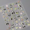 Tensor Infantil Bambú Panda Pegatinas para Uñas Mn299 Lindo Dibujo Animado Animal Suave Serie de Colaboración Mn