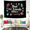 Hogar creativo decorativo colgante tela de fondo tela dormitorio tapiz dormitorio iluminación tapiz rompecabezas hogar tela colgante al por mayor