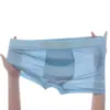 Cintura Media HELLO talla extra Hielo Seda Ropa Interior para Hombre Color Sólido Cómodo Transpirable Juventud Transpirable Calzoncillo Ropa Interior para Hombre