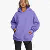 Sudadera con capucha para mujer Amazon Transfronteriza Europea y Americana 2024, Top Casual con Bolsillo, Suéter Holgado, Corte Holgado