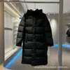 Versión de Alta Gama de Putian de la Misma Chaqueta Acolchada que Shin Min-Ah, Chaqueta Puffer Larga Cálida Extra de Plumas de Ganso, Abrigo para Pareja Nc