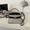 Bolso de Moda 2026 Bolso Retro para Mujer Nuevo Bolso Simple Tipo Kelly Bolso Cruzado de Moda con Hebilla de Cierre Única Bolso para Mujer