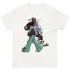Camiseta de Manga Corta Estampada Transfronteriza Verano Estilo Americano Holgada Cuello Redondo