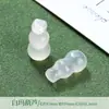 Colgante de Ágata Natural Garra de Gato Accesorios de Cristal Cuentas de Ágata para Manualidades Cuentas de Gatito Cuentas Estilo Chino Accesorios de Joyería