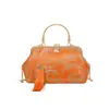 Bolso de Concha Estilo Chino Nuevo Transfronterizo Bolso Nuevo de Cadena para Principios de Primavera Bolso de Mano de Bambú Bolso Cruzado de Hombro con Borla para Mujer