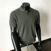 Polo de Punto de Color Sólido Retro Americano 2026 Verano Nuevo Estilo Old Money Suéter Camiseta de Manga Corta Suelta Versátil