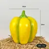 Modelo de Calabaza Accesorios para Festival de la Cosecha Decoración de Casa de Campo Halloween Centro Comercial de Verduras Exhibición en Ventana Adornos para Sala de Exposiciones