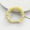 Nuevo Estilo Estilo Fresco Tela Color Sólido Anillo para el Cabello de Niñas de Intestino Delgado diy Interfaz de Cabeza Plana Disco Adorno para el Cabello para Trenzar el Cabello Accesorios para el Cabello
