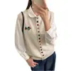 Cardigã feminino, colete de tricô, moderno e estiloso, colete popular e mais vendido deste ano, colete e camisa para sobreposição