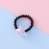Anillo de Cuentas Adorno para el Pulgar para Niños con Elástico Ajustable Color Caramelo Estrella Lindo Adornos de Mano Venta al por Mayor en Stock