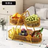 Bandeja de frutas criativa, cesta de frutas para sala de estar, expositor de lanches e frutas secas para mesa, mesa de centro, mesa de jantar, prateleira de armazenamento multicamadas
