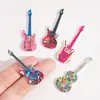 Pendente de Guitarra de Acrílico da Moda Mais Vendido Transfronteiriço Acessórios de Joias DIY Brincos Chaveiro Pingente Decorativo para Bolsa