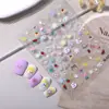 Lindas Pegatinas para Uñas de Piano 5D en Relieve Estéreo Dibujos Animados Infantiles Patrón DIY Pegatinas de Arte para Uñas Joyería Estilo Sl