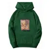 2025 Novo Moletom com Capuz Cartoon Feminino Transfronteiriço Outono e Inverno Casual Solto Versátil Jaqueta Top Feminino Forrado com Fleece