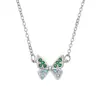 Nuevo Collar de Mariposa de Color de Alta Gama Regalo para Mujeres Estilo Fresco de Nicho Lujo Ligero Personalidad Moda Accesorios de Celebridad de Internet