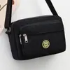 Bolsa de Lona de Gran Capacidad Ligera Impermeable Bolso para Mamá de Mediana Edad y Ancianos Bolso de Hombro Cruzado de Tela Oxford de Nylon Estampado Bolso para Mujer