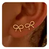 Pendientes Nuevos con Lazo Transfronterizos de Amazon, Pendientes Retro de Vacaciones Francesas, Modernos, Elegantes y Elegantes para Damas