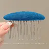Pente de cabelo penteado de cabeça para baixo novo grampo de cabelo com franja de laço antiderrapante caveira alta estiloso moderno grampo de cabelo lateral com mechas acessório de cabelo