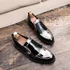 Sapatos masculinos de couro tamanho grande, traje de casamento estilo britânico, sapatos formais de couro bico fino, sapatos sociais para exportação, sapatos masculinos de couro para negócios