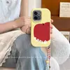 Manzana Roja Adecuado para Funda de Teléfono Móvil Apple 17 Iphone1Promax Anticaídas y Antideslizante Cubierta Protectora Simple para Teléfono Móvil