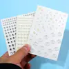 Pedrería para Maquillaje de Ojos, Pedrería en Forma de Lágrima, Pegatinas de Maquillaje para Niños, Pegatinas Faciales, Pegatinas de Pedrería Perla Rosa, Pegatinas de Pedrería para la Frente de Escenario