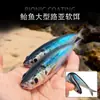 Señuelo Blando para Pesca Transfronteriza Impreso en 3D 15cm 34g Sin Plomo Simulación de Pesca Invertida Señuelo para Peces de Mar para Pesca