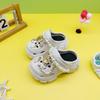 Nuevas Zapatillas de Moda para Niños y Niñas, Oso con Corona de Cadena de Perlas, Zuecos Versátiles, Suela Suave, Sandalias Antideslizantes con Puntera