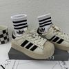 Sapatos da Moda Infantil com Biqueira de Concha Antiderrapantes e Anti-Chute 2025 Verão e Outono Novos Sapatos Esportivos para Meninos Sapatos Brancos para Meninas