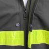 Capa de chuva de peça única tricotada para adultos homens e mulheres impermeável universal espessa para caminhada ciclismo proteção contra trabalho reflexiva capa de chuva para controle de enchentes