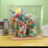 Estilo Boda Flor Eterna Unicornio Navidad Día de San Valentín Regalo Suministros para Floristería Oso Rosa de Espuma de Poliestireno