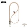 Cordón elegante de 6 mm con hebilla doble para teléfono móvil, para muñeca, corto, funda para teléfono móvil, cordón tejido, cordón para cámara/llaves, antipérdida
