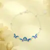 Pulseira Folha de Ginkgo Estilo Novo de Três Ouriveses Essencial Outono e Inverno Joias de Nicho Estilo Coreano Temperamento