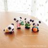 Bonito Comida Panda Boneca DIY Cartoon Animal Chaveiro Pingente Acessórios