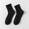 Calcetines blancos para hombre con planta de toalla Primavera y Otoño Calcetines de media caña engrosados largos para hombre calcetines deportivos absorbentes de sudor para baloncesto al por mayor