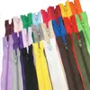 Venta al por mayor No. 3 Cremallera de Nailon de Cola Cerrada para Bragueta de Pantalón Cremallera de Cola Cerrada Colorida Ropa Almohada Cremallera Autoblocante de Nailon