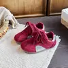 Zapatillas Deportivas Retro de Bloques de Color para Niños, Zapatillas de Entrenamiento Alemanas 2026 Otoño/Invierno Nuevas, Suela Suave, Versátiles, Casuales, Plateadas para Niñas, Zapatos Deportivos