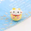 Accesorios para Joyería DIY Gato de la Suerte Cerámico Cuentas Sueltas Cuentas Espaciadoras Pintadas Cuentas de la Fortuna Pulsera Nueva Tendencia Estilo Chino