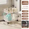 Prateleira de armazenamento para banheiro, carrinho de vários níveis para banheiro, vaso sanitário e lavatório, prateleira de armazenamento de detergente para lavanderia para varanda e lado da máquina de lavar