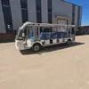 Autobús Eléctrico Panorámico de 23 Plazas con Volante a la Derecha, Vehículo Turístico, Coche Eléctrico Panorámico, Batería de Fosfato de Hierro y Litio, Transporte Universitario