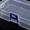 Almacenamiento de accesorios herrajes caja de joyería caja de plástico transparente pp cierre con tapa caja de embalaje caja organizadora mayoreo