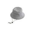 Sombrero de Pescador Simple de Color Sólido Estilo Coreano para Niños, Protector Solar de Copa Plana, Sombrilla Exterior Casual para Padres e Hijos, Sombrero de Cuenca Cóncava