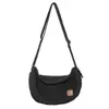 Bolso bandolera sencillo para hombre y mujer, nuevo bolso de hombro casual liso 2026, bolso mensajero de gran capacidad estilo japonés, mochila de yoga
