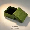 Caja de Joyería Pequeña Caja de Joyería Minimalista Caja de Regalo Caja de Empaque Cumpleaños Fresca y Elegante Terciopelo de Gama Alta Estilo Coreano Exquisita Caja de Regalo