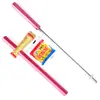 Brinquedo infantil nostálgico dos anos 80/90 liga metálica anime 24CM pistola de cabelo contínuo barril crepitante pistola de quebra brinquedo artesanato